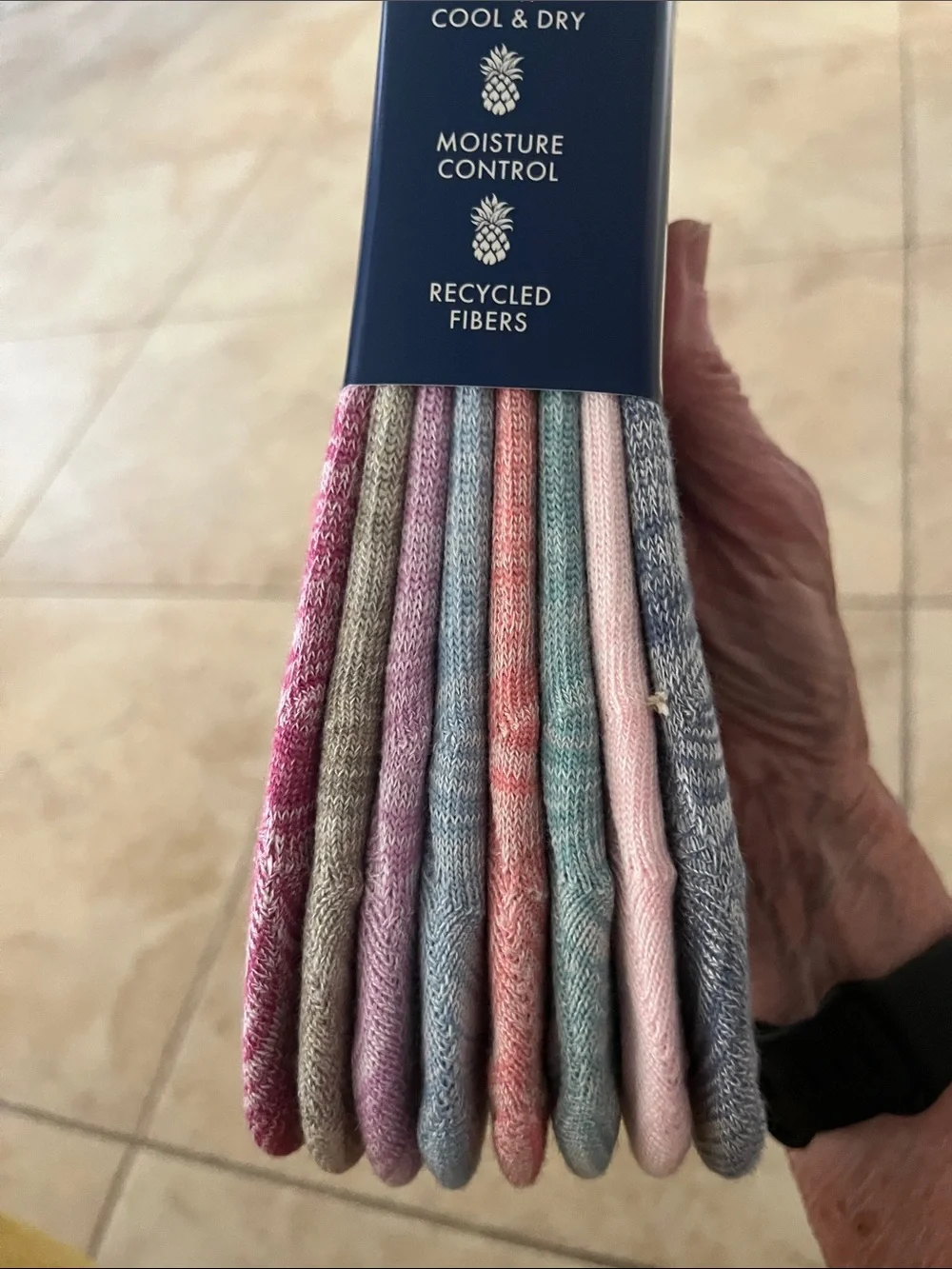 Tommy Bahama Ladies' Performance Liner Socks - 8 Pairs